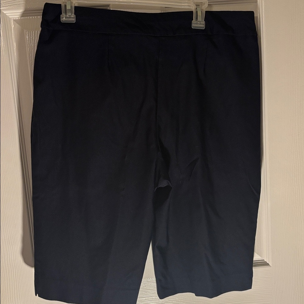 Like new Chico's Navy Long Shorts size 2